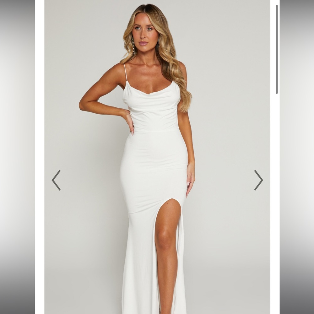 Showpo White Maxi Dress